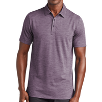 Travis Mathew Auckland Slub Polo, Purple Sage, Front view