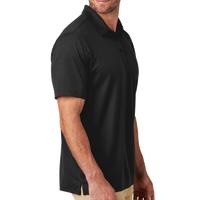 Travis Mathew Bayfront Solid Polo, Black, Right Sleeve view