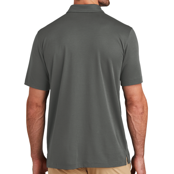 Travis Mathew Bayfront Solid Polo, Dark Grey, Back view