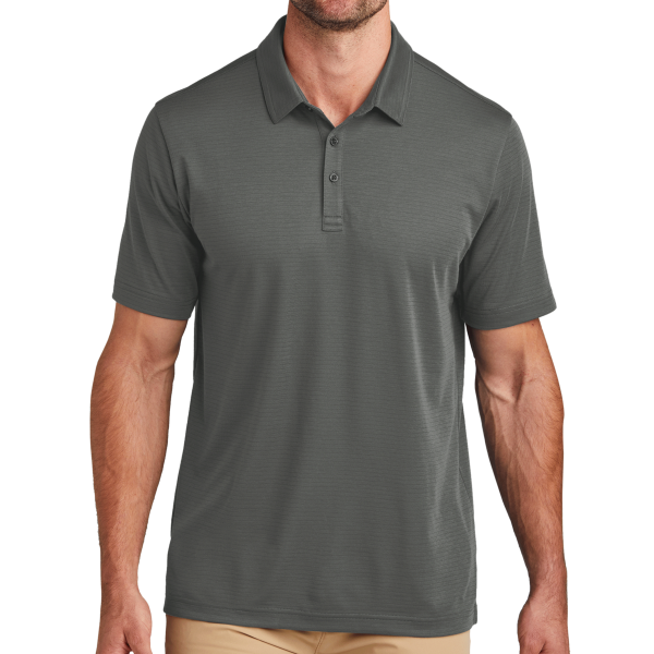 Travis Mathew Bayfront Solid Polo, Dark Grey, Front view