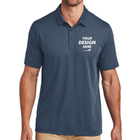 Travis Mathew Bayfront Solid Polo, Insignia Blue, Front view, Mockup