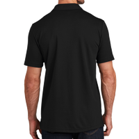 Travis Mathew Coastal Chest Stripe Polo, Black, Back view