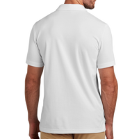 Travis Mathew Coastal Chest Stripe Polo, White, Back view