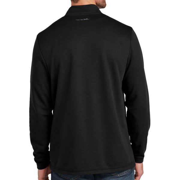 Travis Mathew Coveside 1/4 Zip, Black, Back view