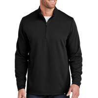 Travis Mathew Coveside 1/4 Zip, Black, Front view