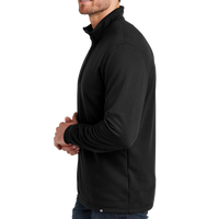 Travis Mathew Coveside 1/4 Zip, Black, Left Sleeve view