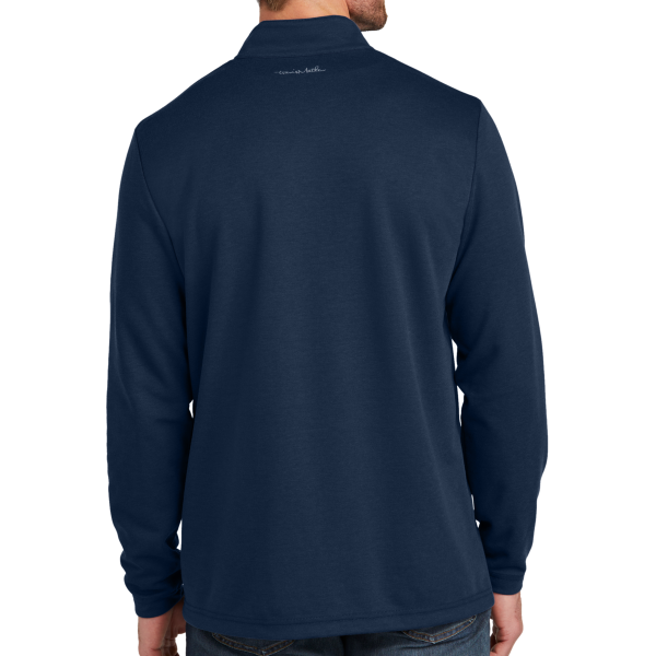 Travis Mathew Coveside 1/4 Zip, Blue Nights, Back view