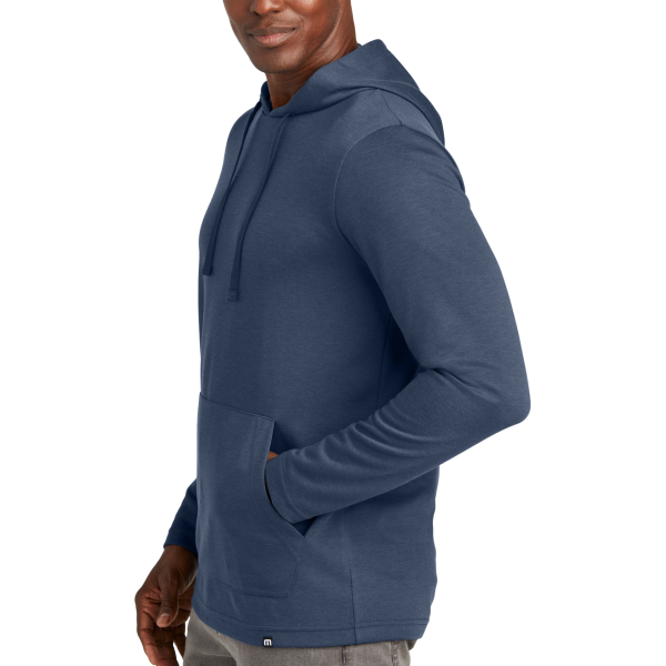 Travis Mathew Coveside Hoodie, Blue Nights, Left Sleeve view