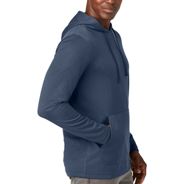 Travis Mathew Coveside Hoodie, Blue Nights, Right Sleeve view
