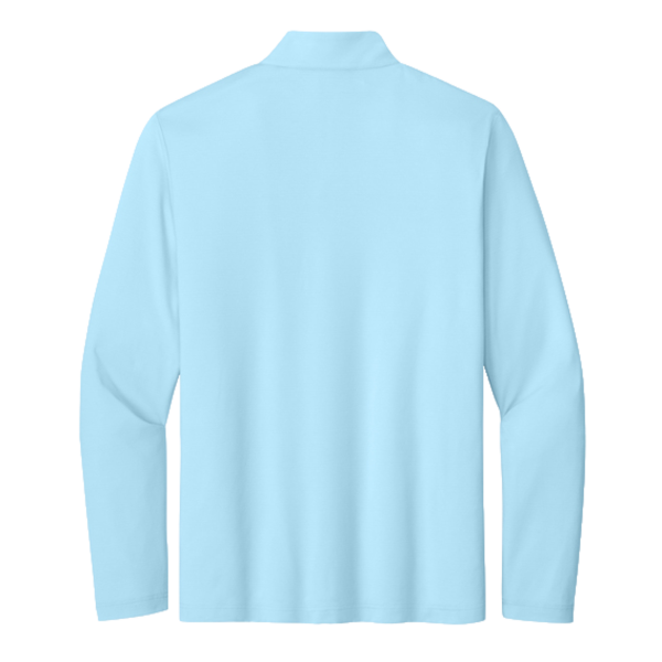 Travis Mathew Crestview 1/4 Zip, Dream Blue, Back view