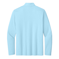 Travis Mathew Crestview 1/4 Zip, Dream Blue, Back view