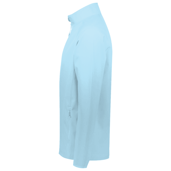Travis Mathew Crestview 1/4 Zip, Dream Blue, Left Sleeve view
