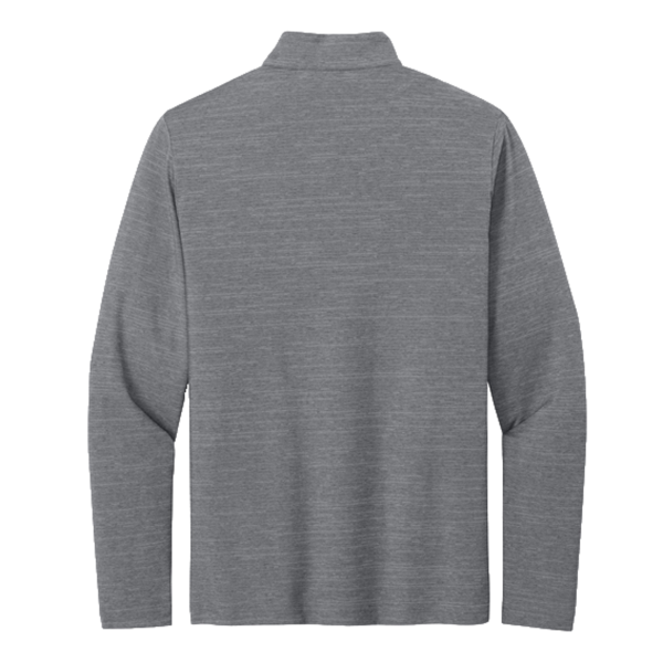 Travis Mathew Crestview 1/4 Zip, Grey Heather, Back view