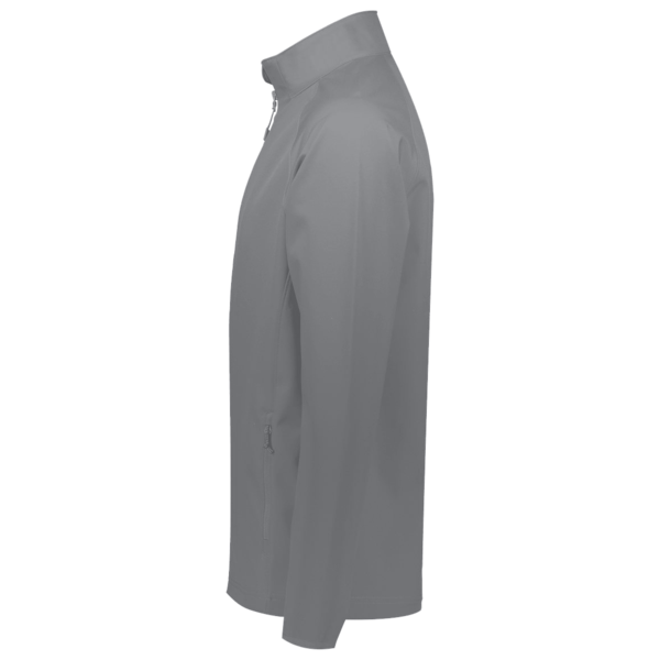 Travis Mathew Crestview 1/4 Zip, Grey Heather, Left Sleeve view