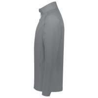 Travis Mathew Crestview 1/4 Zip, Grey Heather, Left Sleeve view