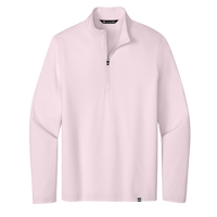 Travis Mathew Crestview 1/4 Zip, Stone Pink, Front view