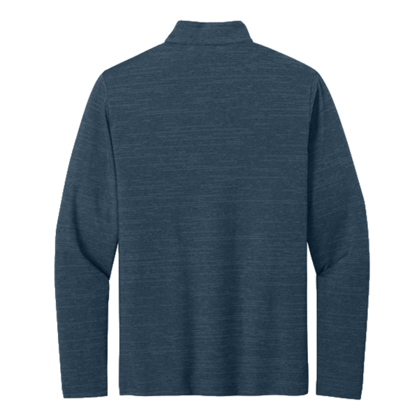 Travis Mathew Crestview 1/4 Zip, Vintage Indigo Heather, Back view