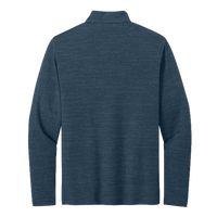 Travis Mathew Crestview 1/4 Zip, Vintage Indigo Heather, Back view