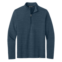 Travis Mathew Crestview 1/4 Zip, Vintage Indigo Heather, Front view