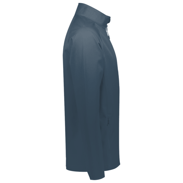 Travis Mathew Crestview 1/4 Zip, Vintage Indigo Heather, Right Sleeve view