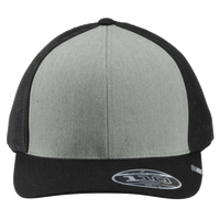 Travis Mathew Cruz Colorblock Trucker Cap, Heather Grey / Black, Front view