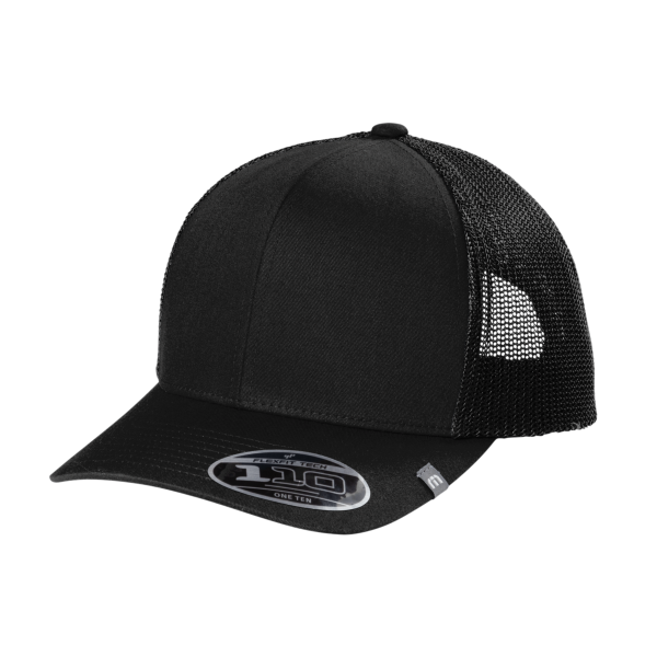 Travis Mathew Cruz Trucker Cap, Black, Left Side view
