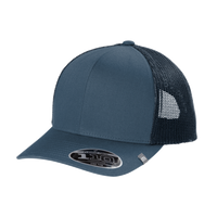 Travis Mathew Cruz Trucker Cap, Vintage Indigo, Left Side view