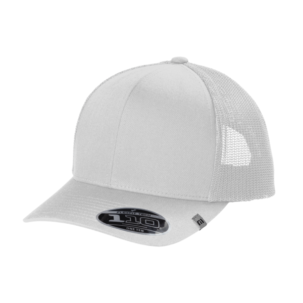 Travis Mathew Cruz Trucker Cap, White, Left Side view