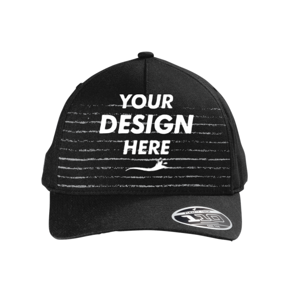 Travis Mathew Fomo Novelty Cap, Black, Front view, Mockup