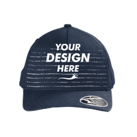 Travis Mathew Fomo Novelty Cap, Blue Nights, Front view, Mockup