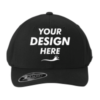 Travis Mathew Fomo Solid Cap, Black, Front view, Mockup