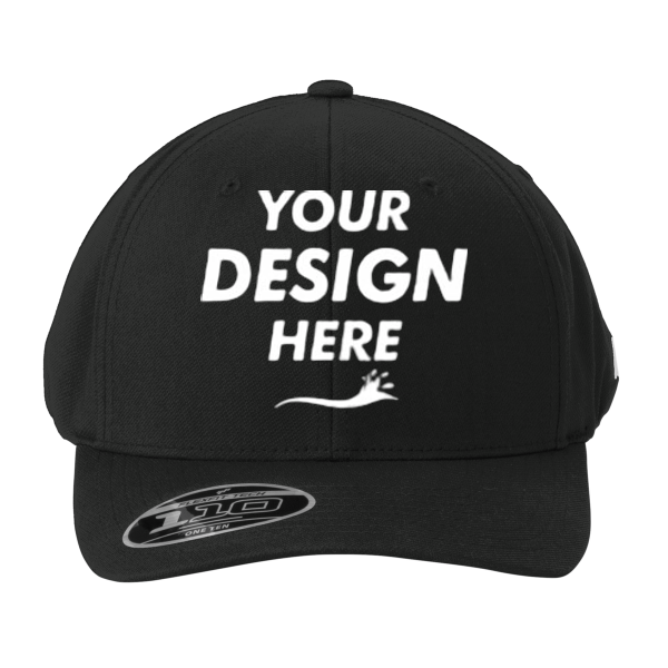 Travis Mathew Fomo Solid Cap, Black, Front view, Mockup