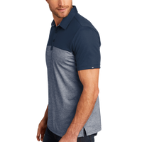 Travis Mathew Oceanside Blocked Polo, Blue Nights / Blue Nights Heather, Left Sleeve view