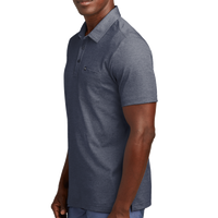 Travis Mathew Oceanside Heather Pocket Polo, Blue Nights Heather, Left Sleeve view