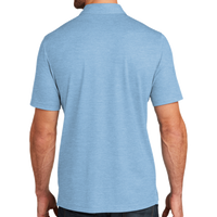 Travis Mathew Oceanside Heather Polo, Allure Heather / Allure Heather, Back view