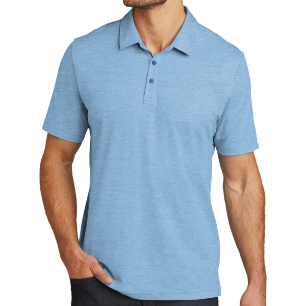 Travis Mathew Oceanside Heather Polo, Allure Heather / Allure Heather, Front view