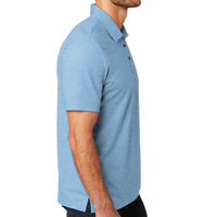 Travis Mathew Oceanside Heather Polo, Allure Heather / Allure Heather, Right Sleeve view