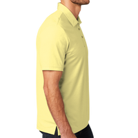Travis Mathew Oceanside Heather Polo, Pale Banana Heather / Pale Banana Heather, Right Sleeve view