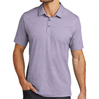 Travis Mathew Oceanside Heather Polo, Purple Sage Heather / Purple Sage Heather, Front view