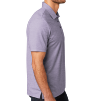 Travis Mathew Oceanside Heather Polo, Purple Sage Heather / Purple Sage Heather, Right Sleeve view