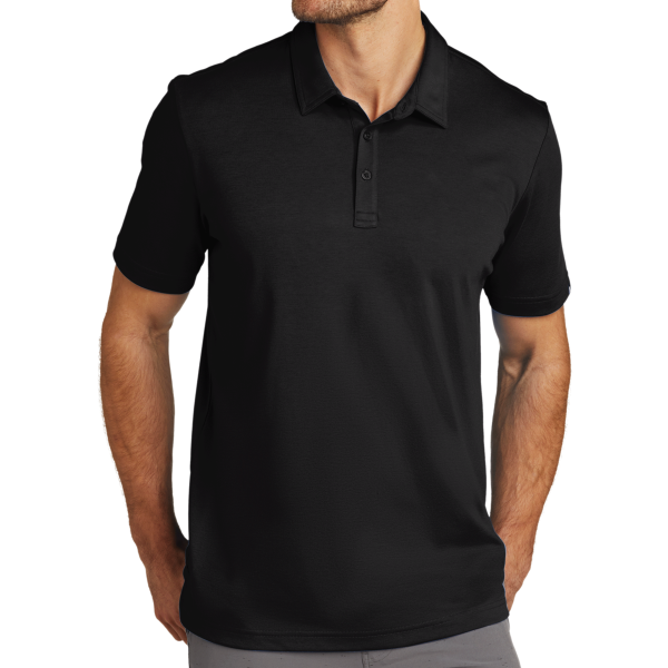 Travis Mathew Oceanside Solid Polo, Black, Front view