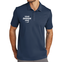 Travis Mathew Oceanside Solid Polo, Blue Nights, Front view, Mockup
