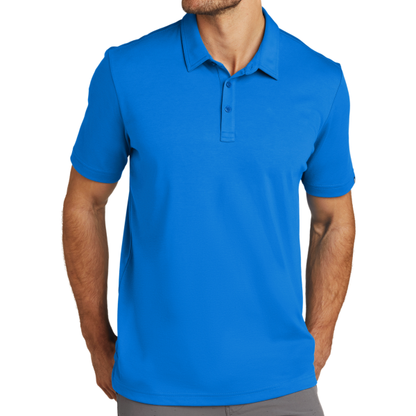 Travis Mathew Oceanside Solid Polo, Classic Blue, Front view