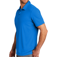 Travis Mathew Oceanside Solid Polo, Classic Blue, Left Sleeve view