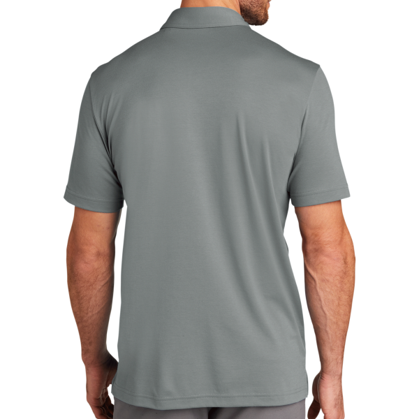 Travis Mathew Oceanside Solid Polo, Quiet Shade Grey, Back view