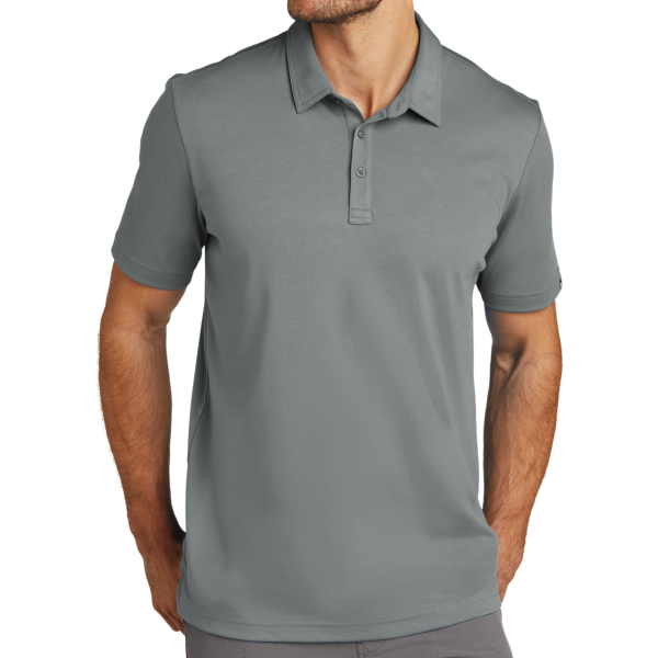 Travis Mathew Oceanside Solid Polo, Quiet Shade Grey, Front view