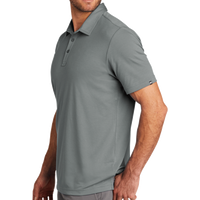Travis Mathew Oceanside Solid Polo, Quiet Shade Grey, Left Sleeve view