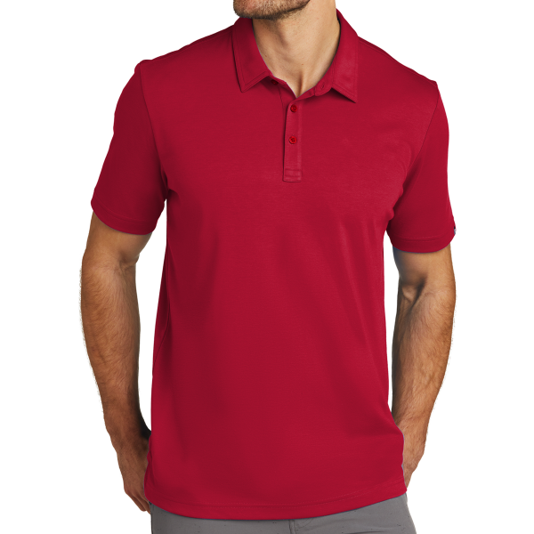 Travis Mathew Oceanside Solid Polo, Scooter Red, Front view