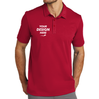Travis Mathew Oceanside Solid Polo, Scooter Red, Front view, Mockup