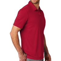 Travis Mathew Oceanside Solid Polo, Scooter Red, Right Sleeve view